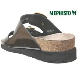 Mephisto Hester Noir vernis mule