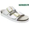 Mephisto Hester Blanc vernis mule