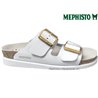 Mephisto Hester Blanc vernis mule