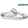 Mephisto Hester Blanc vernis mule