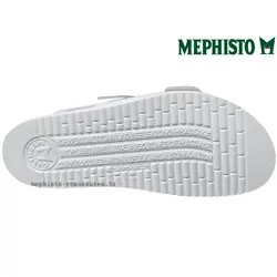 Mephisto Hester Blanc vernis mule
