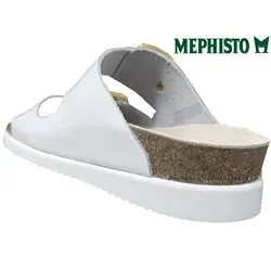 Mephisto Hester Blanc vernis mule