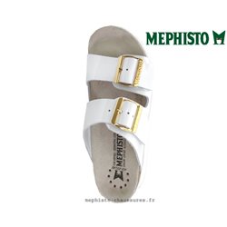 Mephisto Hester Blanc vernis mule