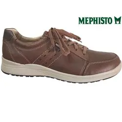 Mephisto Vincente Marron cuir lacets_derbies