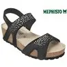 Mephisto Vic spark Noir velours sandale