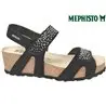 Mephisto Vic spark Noir velours sandale