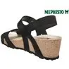 Mephisto Vic spark Noir velours sandale