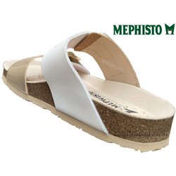 Mephisto Madisson Blanc-platine mule