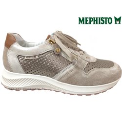 Mephisto Kim perf Beige cuir basket_mode_basse
