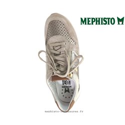 Mephisto Kim perf Beige cuir basket_mode_basse