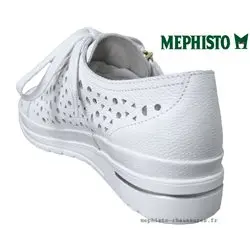 Mephisto June perf Blanc cuir basket_mode_basse