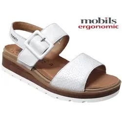 Mobils by Mephisto Melysa Blanc cuir sandale