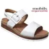 Mobils by Mephisto Melysa Blanc cuir sandale