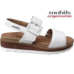 Mobils by Mephisto Melysa Blanc cuir sandale