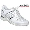 Mobils by Mephisto Manon perf Blanc cuir lacets_richelieu