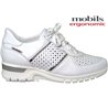 Mobils by Mephisto Manon perf Blanc cuir lacets_richelieu