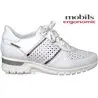 Mobils by Mephisto Manon perf Blanc cuir lacets_richelieu