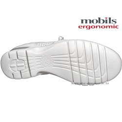 Mobils by Mephisto Manon perf Blanc cuir lacets_richelieu