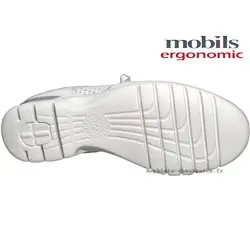 Mobils by Mephisto Manon perf Blanc cuir lacets_richelieu
