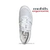 Mobils by Mephisto Manon perf Blanc cuir lacets_richelieu