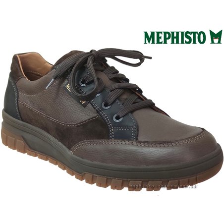 Mephisto Paco Marron cuir lacets_derbies