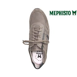 Mephisto Dino perf Taupe cuir lacets_richelieu