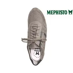 Mephisto Dino perf Taupe cuir lacets_richelieu