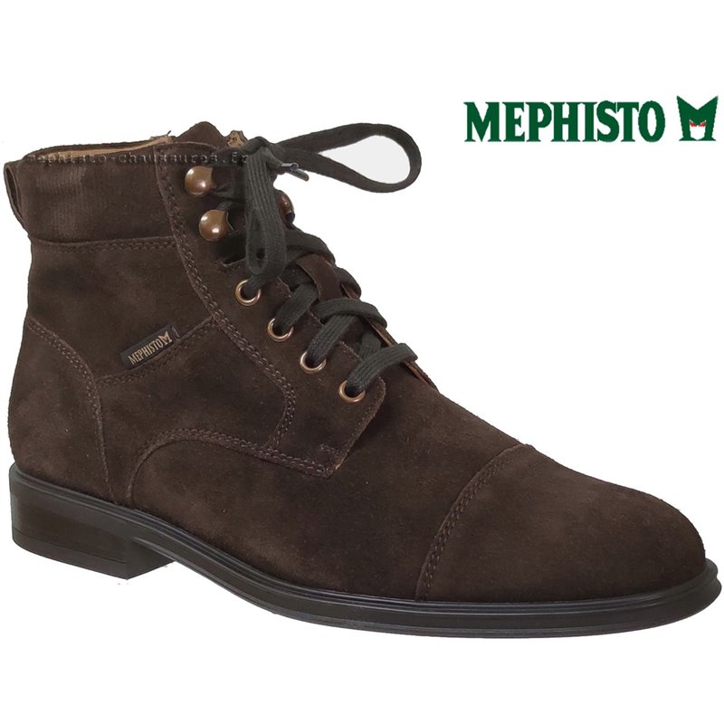 Mephisto Kolby Marron velours bottine