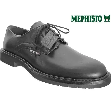 Mephisto Marlon Noir cuir lacets_derbies