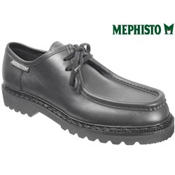 Mephisto Peppo Noir cuir lacets_derbies