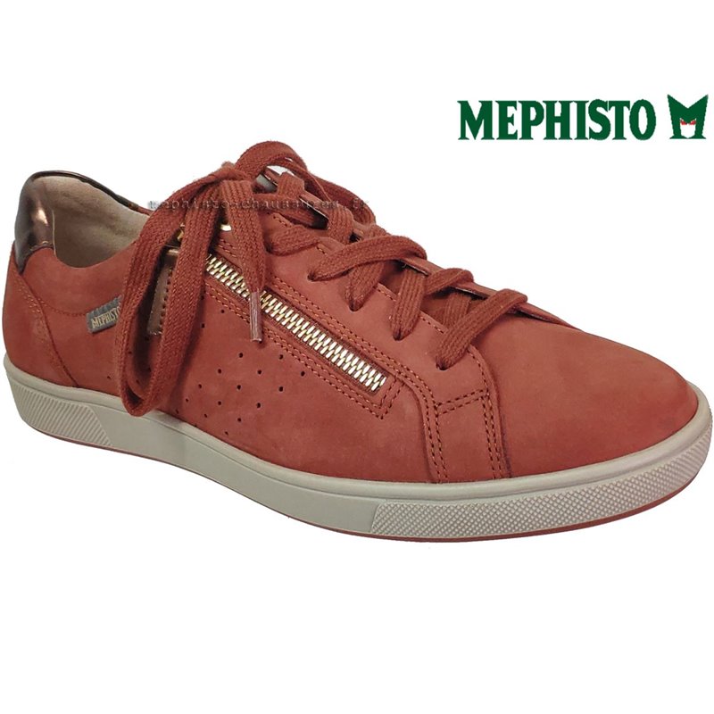 Mephisto Nikita Marron nubuck lacets_derbies
