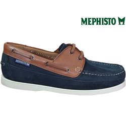 Mephisto BOATING Marine /Marron cuir bateau