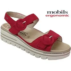 Mobils by Mephisto Clara Rouge velours sandale