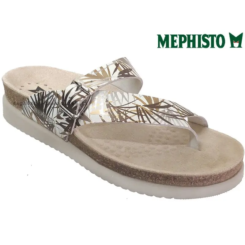 Mephisto HELEN Marron multi cuir tong