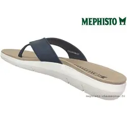 Mephisto Charly Marine cuir tong
