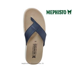 Mephisto Charly Marine cuir tong