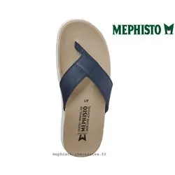 Mephisto Charly Marine cuir tong