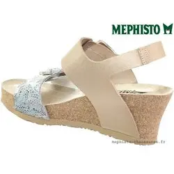 Mephisto Lissia Beige métallisé sandale