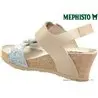 Mephisto Lissia Beige métallisé sandale