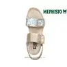 Mephisto Lissia Beige métallisé sandale