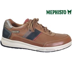 Mephisto Luke Marron clair cuir lacets_richelieu