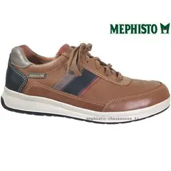 Mephisto Luke Marron clair cuir lacets_richelieu