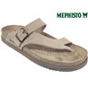 Mephisto NIELS Beige velours tong
