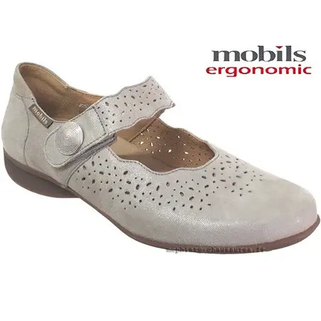 Mobils by Mephisto FABIENNE Taupe nubuck ballerine