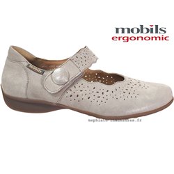 Mobils by Mephisto FABIENNE Taupe nubuck ballerine