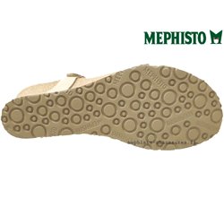 Mephisto Liviane Beige métallisé sandale