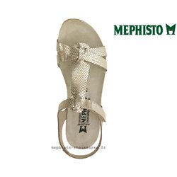 Mephisto Liviane Beige métallisé sandale