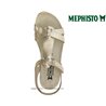 Mephisto Liviane Beige métallisé sandale