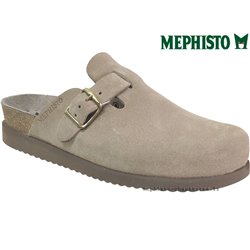 Mephisto Halina Taupe Velours sabot