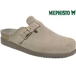Mephisto Halina Taupe Velours sabot